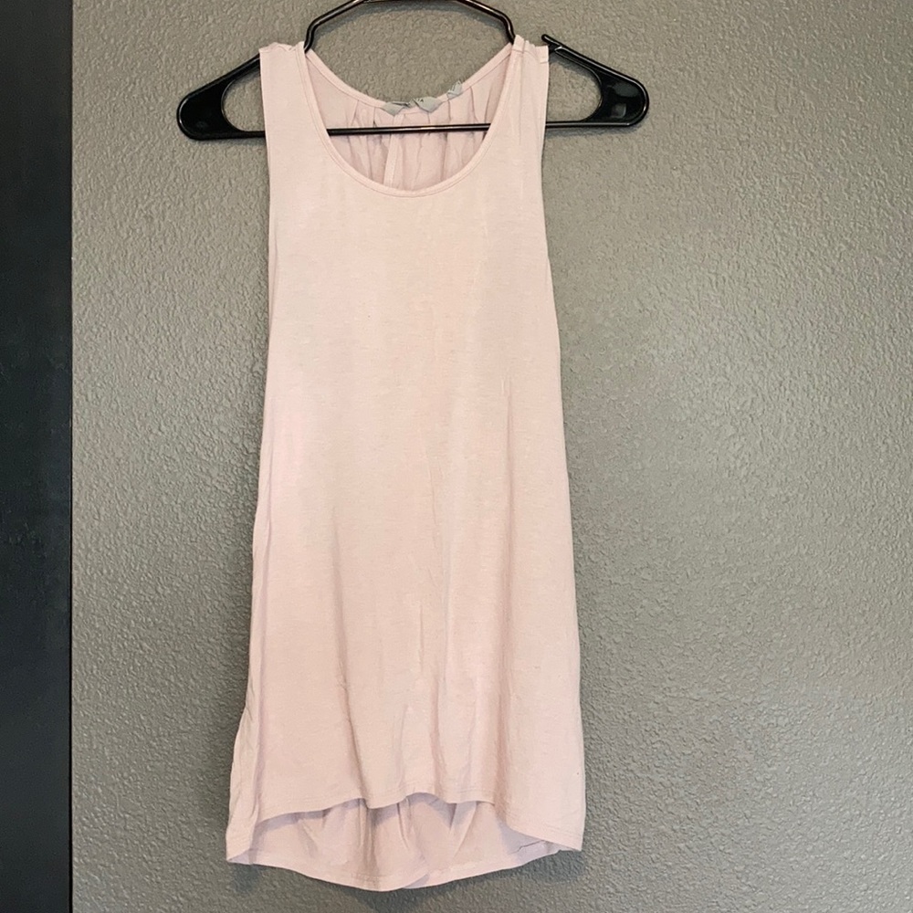 Athleta Workout Tank with Crossed Back Detail